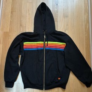 Aviator Nation 5 Stripe Hoodie